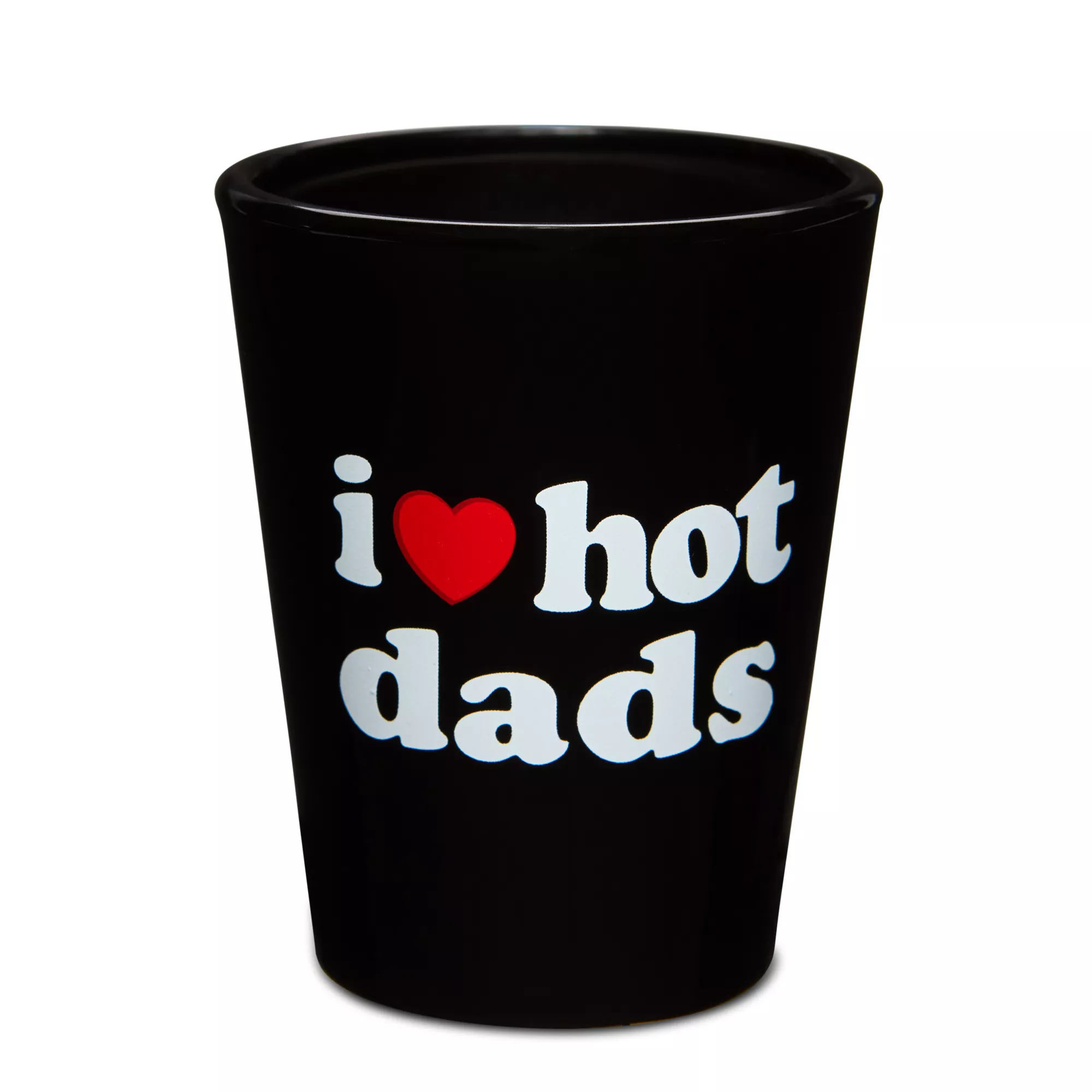 I Heart Hot Dads Shot Glass - Danny Duncan at Spencer's
