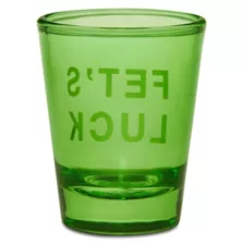 Fet's Luck Shot Glass 2 oz. - Danny Duncan at Spencer's