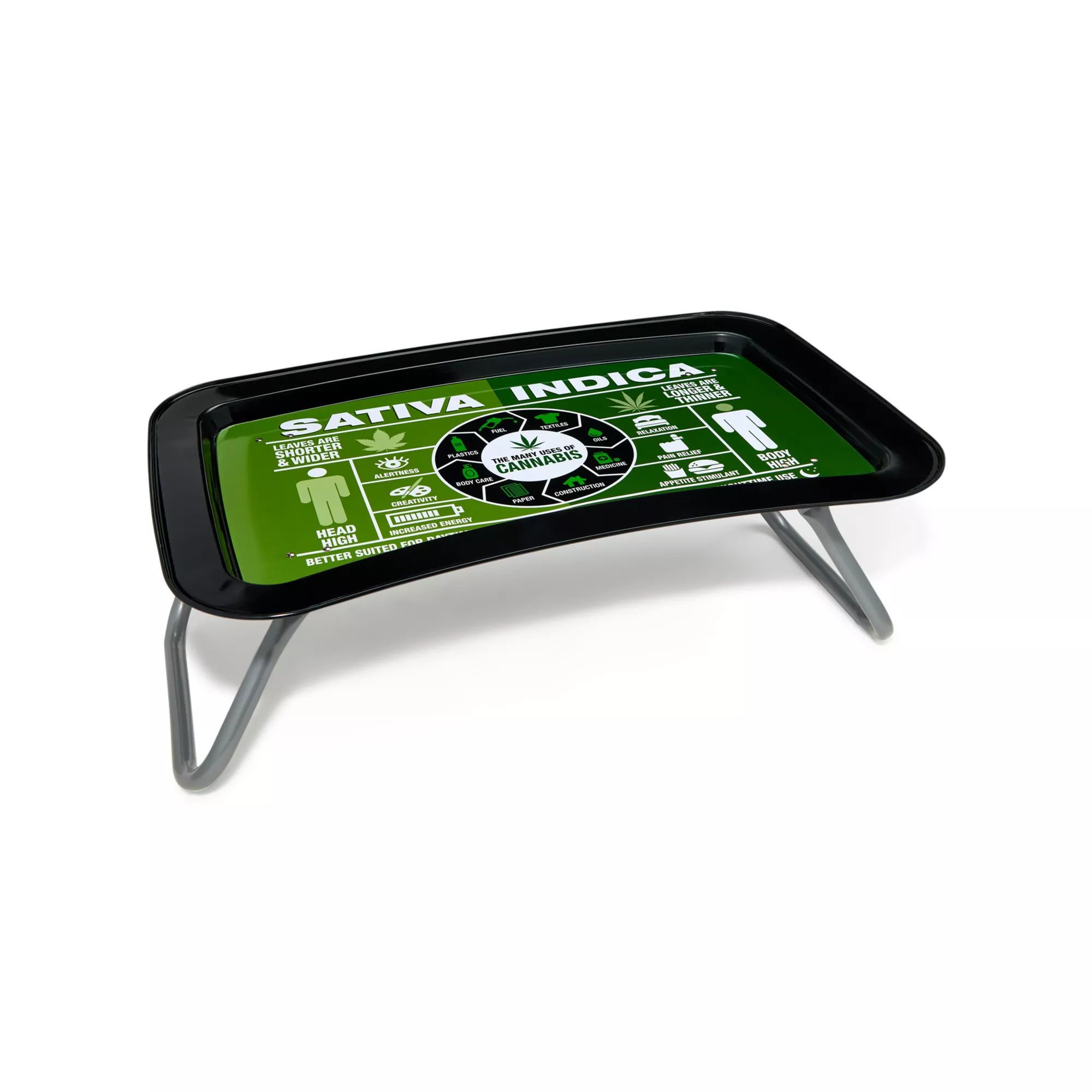 Weed Leaf Info Chart TV Tray at Spencer's