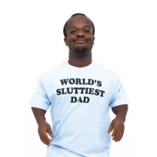 World's Sluttiest Dad T Shirt - Danny Duncan at Spencer's