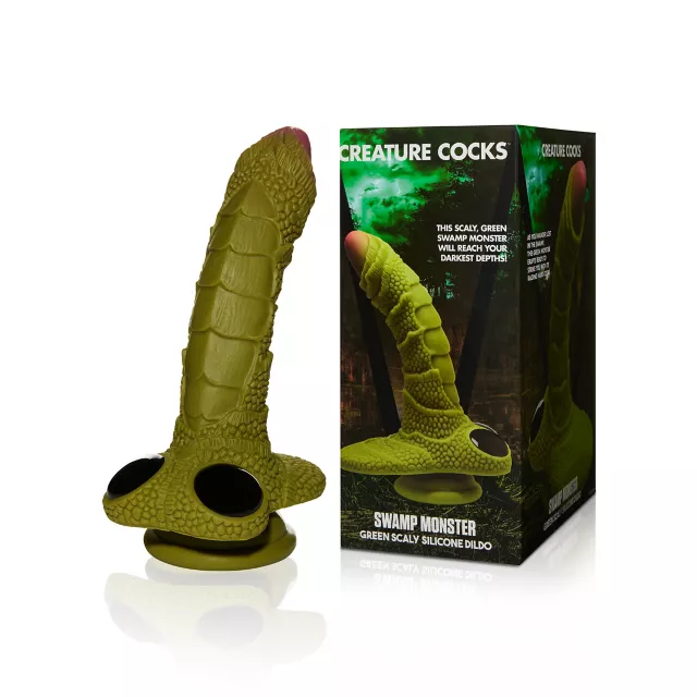 Creature Cocks Swamp Monster Dildo at Spencer's