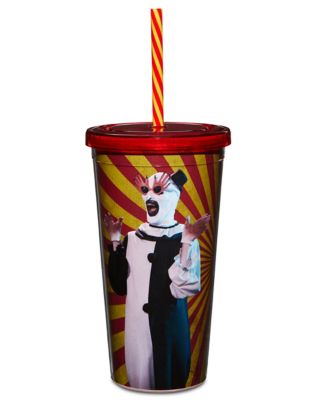 Art the Clown Cup with Straw 20 oz. - Terrifier
