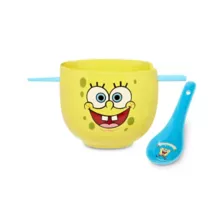 SpongeBob Bowl and Utensil Set - SpongeBob SquarePants at Spencer's