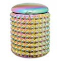 Oil Slick Studded Stash Jar at Spencer's