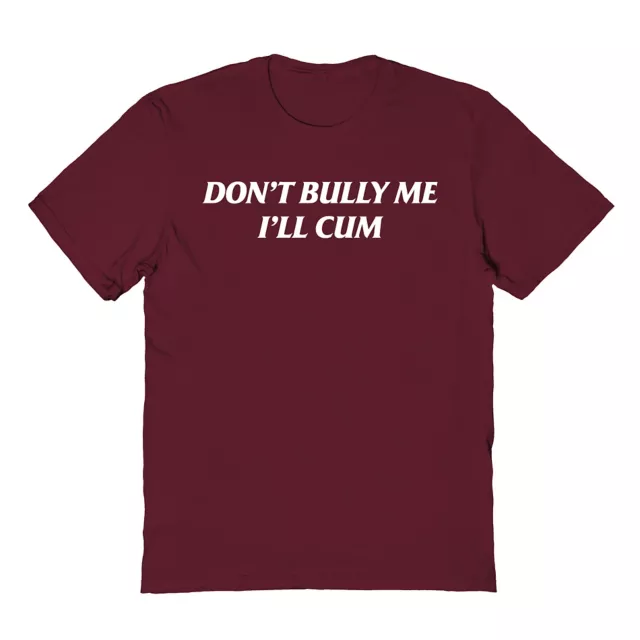 Don't Bully Me I'll Cum T Shirt - Danny Duncan