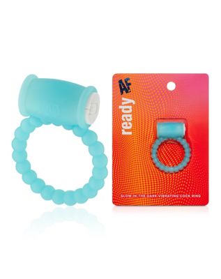 Ready AF Glow in the Dark Vibrating Cock Ring