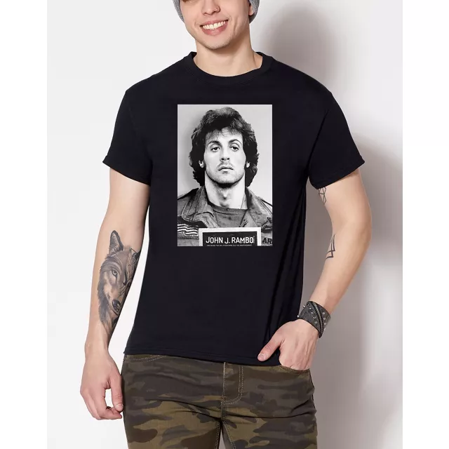Rambo Mugshot T Shirt - Gotham City at Spencer's
