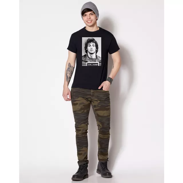 Rambo Mugshot T Shirt - Gotham City at Spencer's