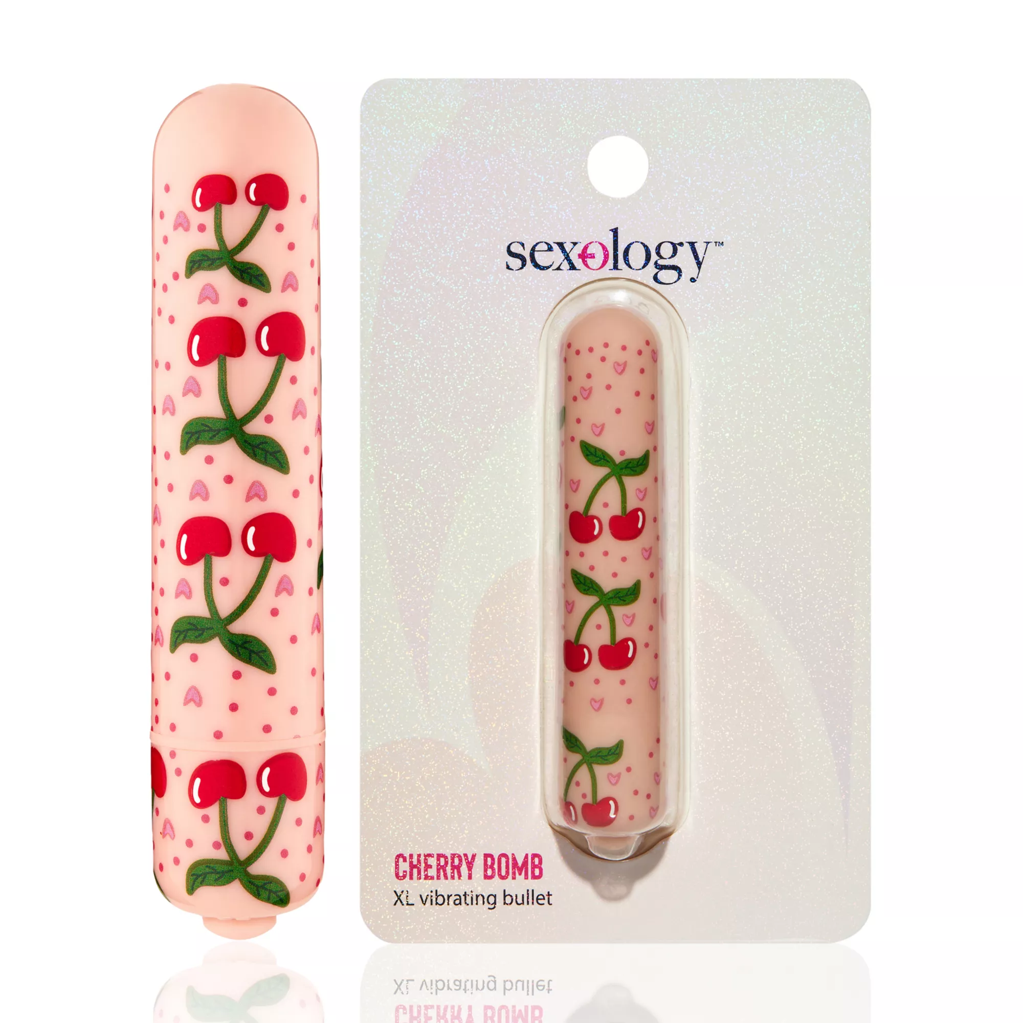 Cherry Bomb 10-Function Waterproof XL Bullet Vibrator 3.25 Inch - Sexology at Spencer's