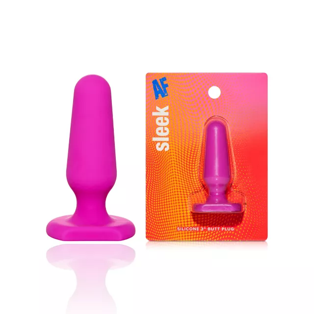 Sleek AF Silicone Butt Plug - 3 Inch at Spencer's