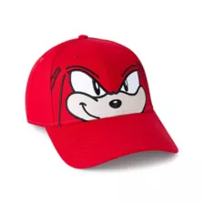 Knuckles Face Snapback Hat - Sonic the Hedgehog at Spencer's