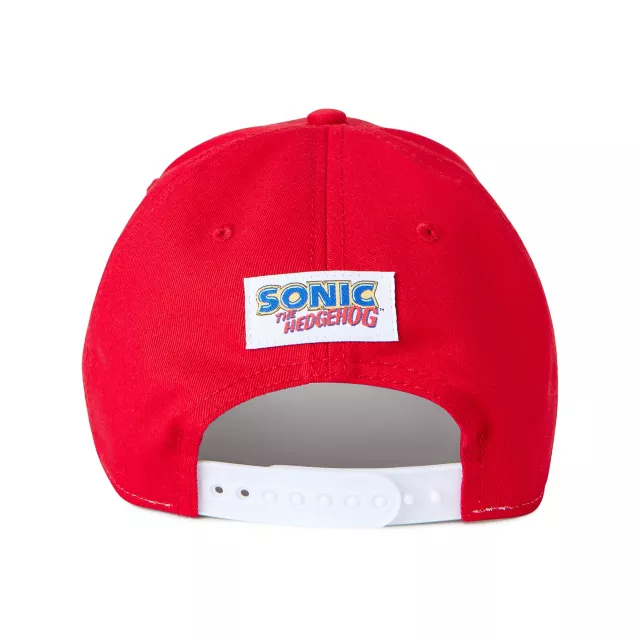 Knuckles Face Snapback Hat - Sonic the Hedgehog at Spencer's