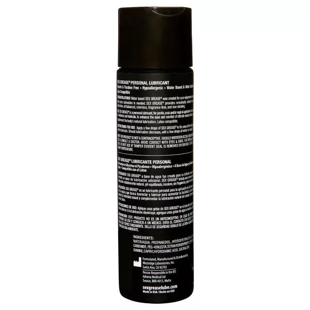 Sex Grease Water-Based Lube - 8.5 oz. at Spencer's