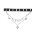 Black Playboy Bunny Rhinestone Chain Belt at Spencer's