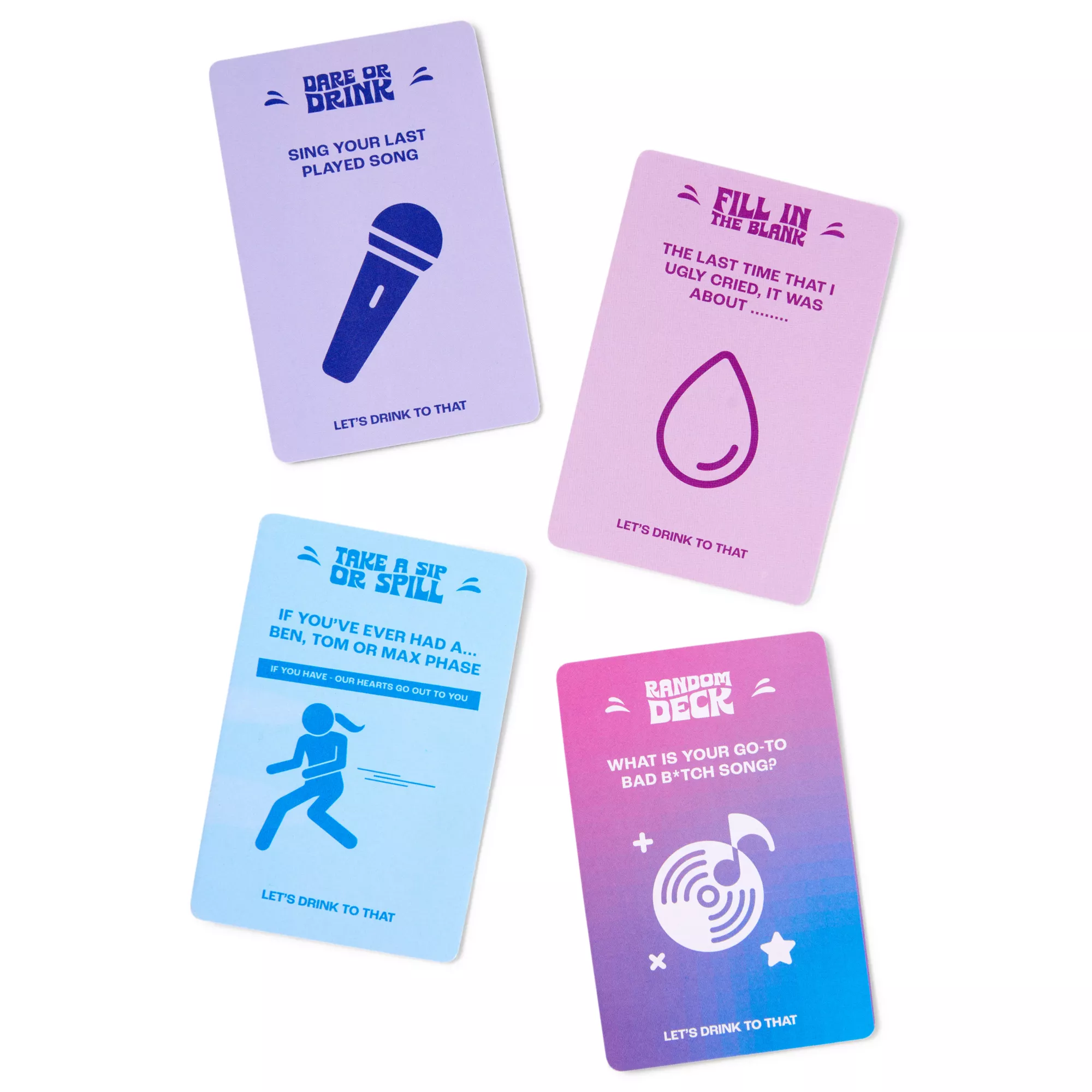 Girls Night Card Game - Let's Drink to That at Spencer's