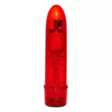 Holiday Cheer Red Glitter 10-Function Vibrator - 5.3 Inch at Spencer's