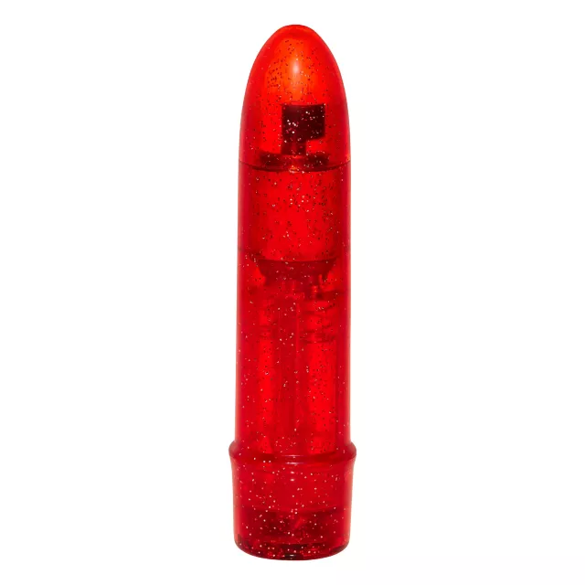 Holiday Cheer Red Glitter 10-Function Vibrator - 5.3 Inch at Spencer's