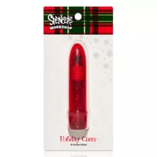 Holiday Cheer Red Glitter 10-Function Vibrator - 5.3 Inch at Spencer's