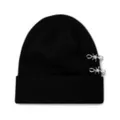 Fuck Off Heart Barbed Wire Beanie Hat at Spencer's
