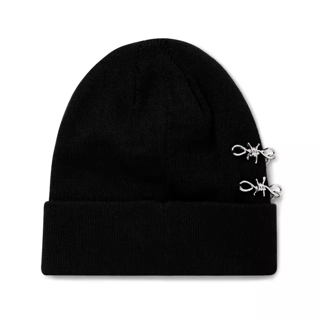 Fuck Off Heart Barbed Wire Beanie Hat at Spencer's