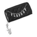 CZ Playboy Bunny Chain Zip Wallet at Spencer's
