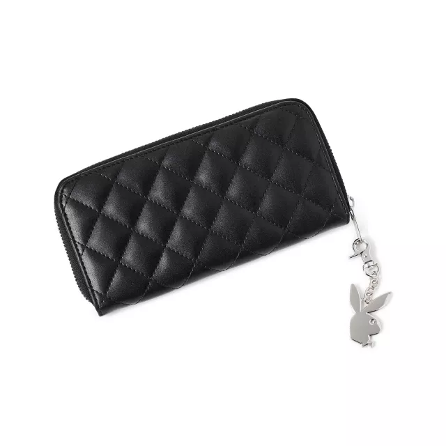 CZ Playboy Bunny Chain Zip Wallet