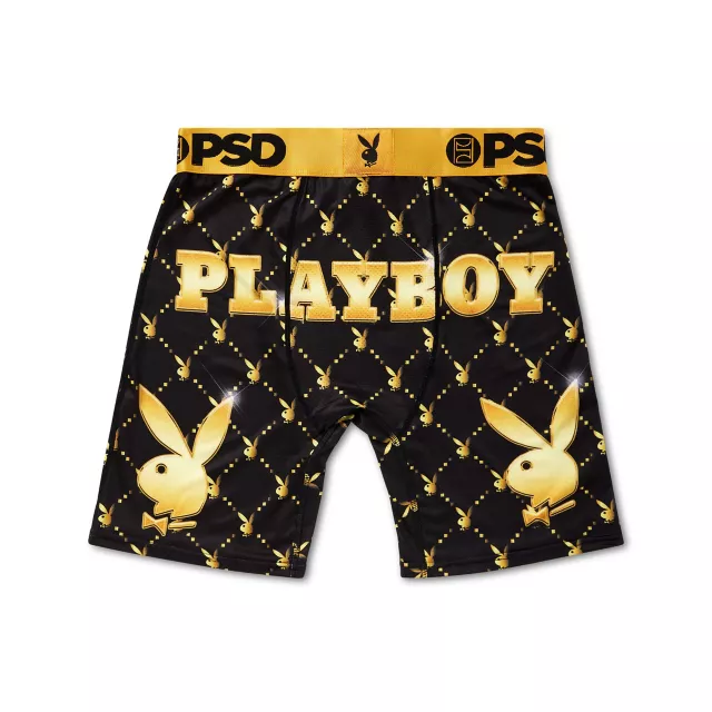 PSD Playboy Monogram Boxers at Spencer's