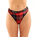 Fuck Me Lace and Plaid Thong Panties - 2 Pack at Spencer's