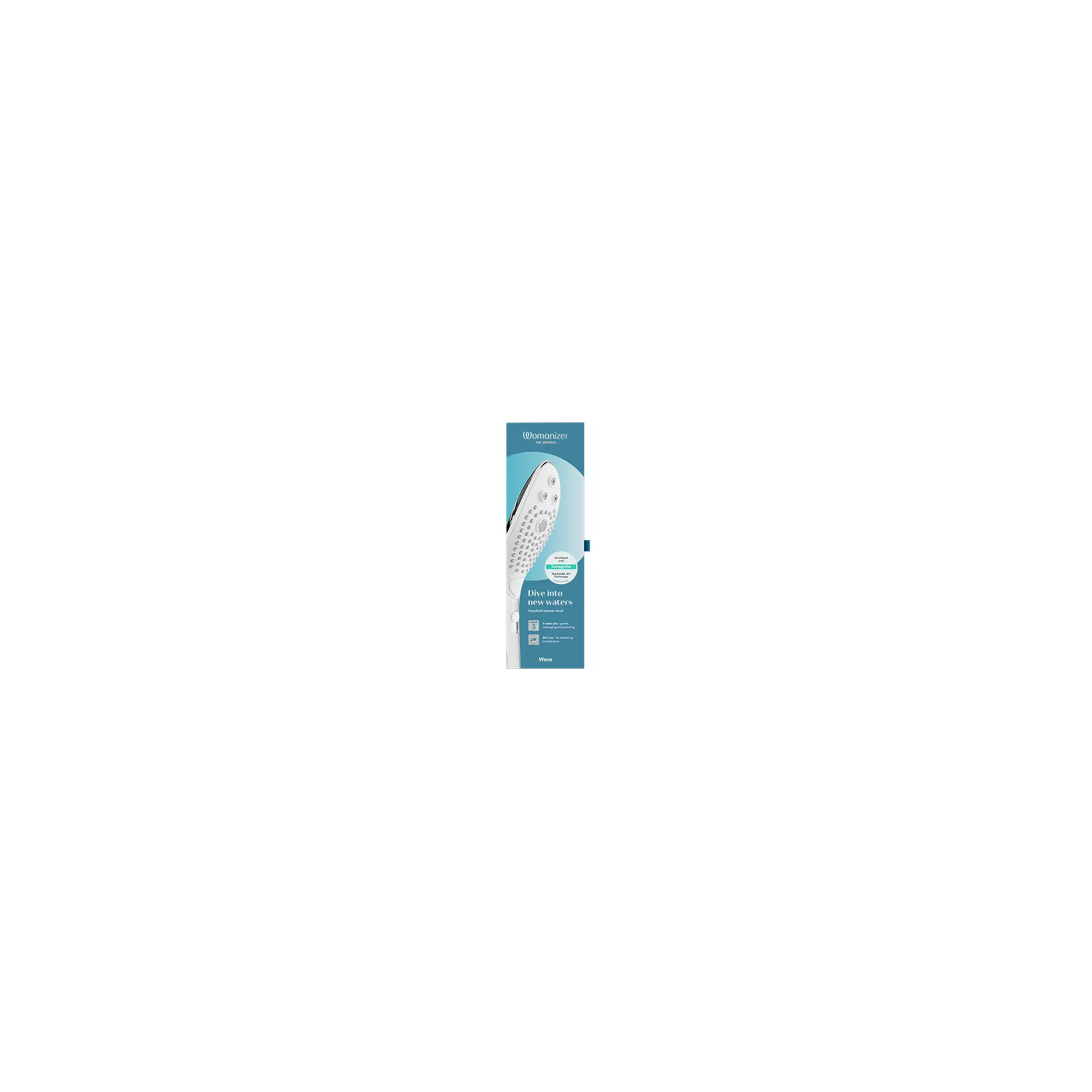 Wave Handheld Waterproof Showerhead Clitoral Massager 10.6 Inch - Womanizer at Spencer's