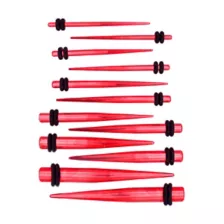 Multi-Pack Red Anodized Tapers - 6 Pair at Spencer's