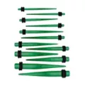 Multi-Pack Green Tapers 6 Pair - 14 - 4 Gauge at Spencer's