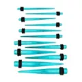 Multi-Pack Teal Anodized Tapers 6 Pair - 14 - 4 Gauge at Spencer's