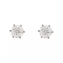 Round CZ Titanium Stud Earrings at Spencer's