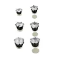 Multi-Pack CZ Magnetic Stud Earrings 3 Pack - 6mm-10mm at Spencer's