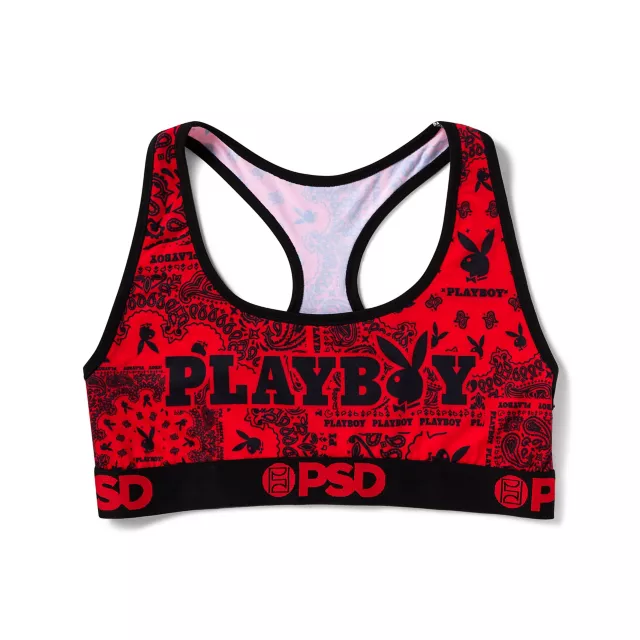 Playboy PSD Paisley Sports Bra at Spencer's
