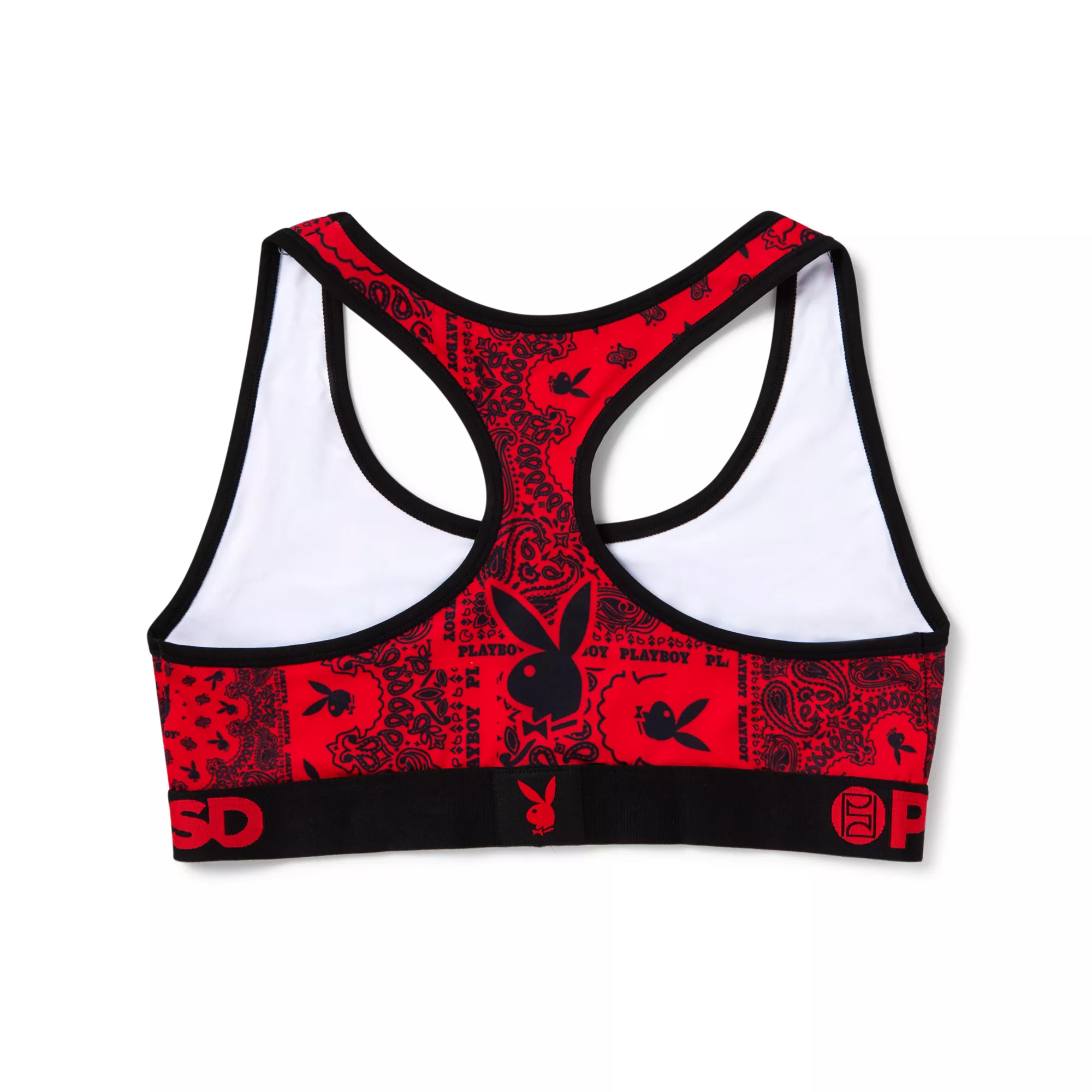 Playboy PSD Paisley Sports Bra at Spencer's