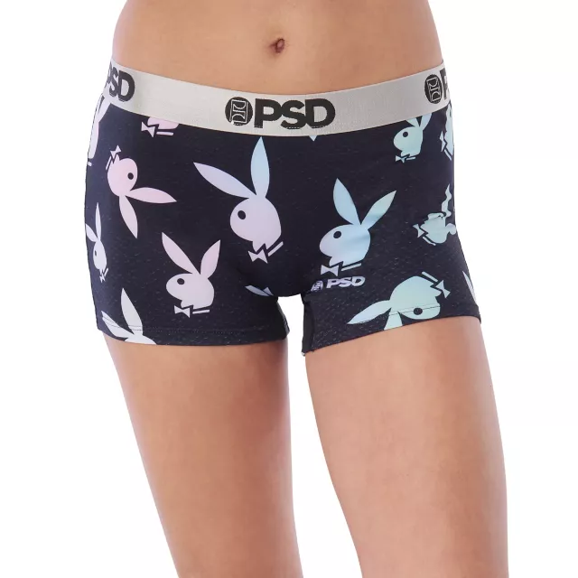 Playboy PSD Glow Bunny Boy Shorts at Spencer's