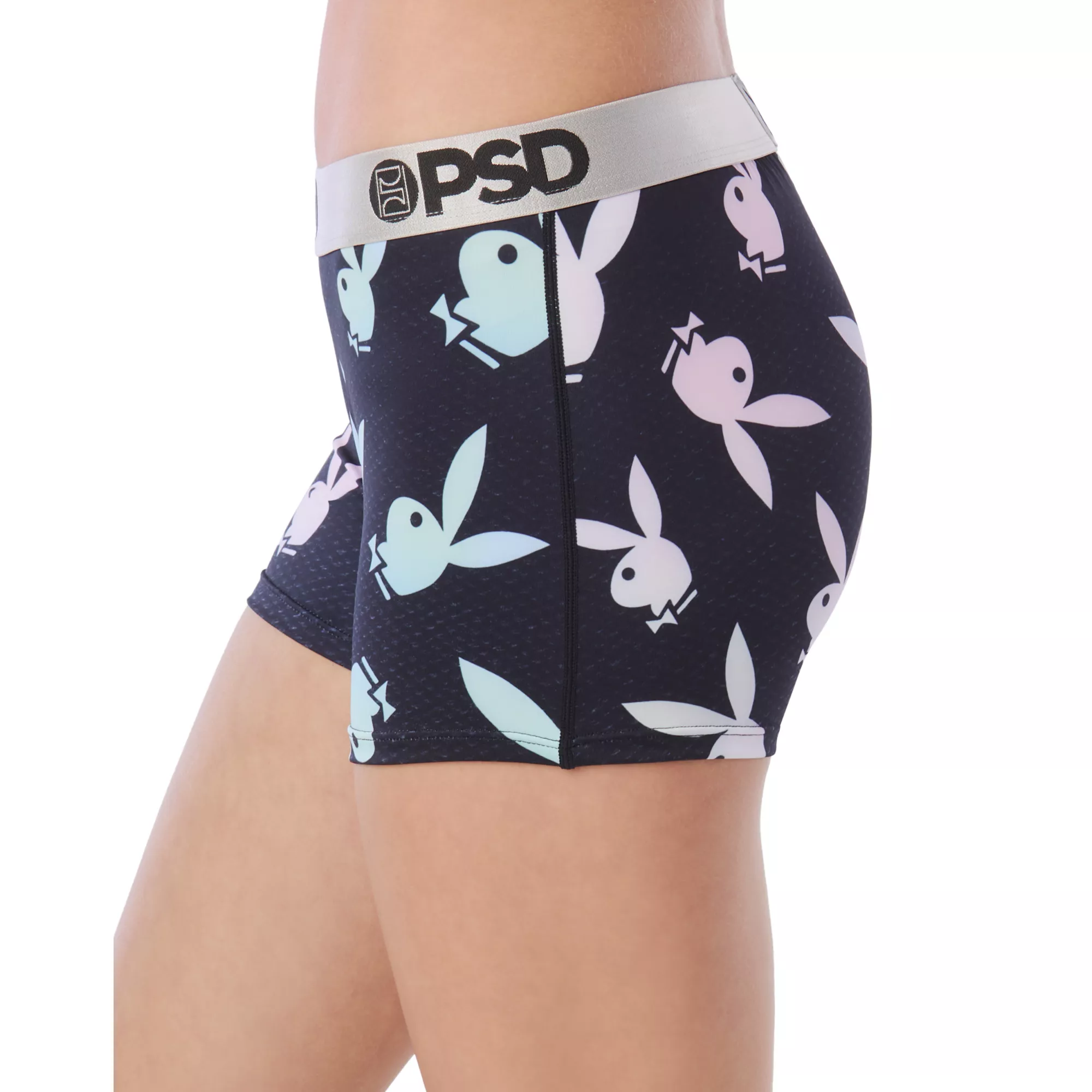 Playboy PSD Glow Bunny Boy Shorts at Spencer's