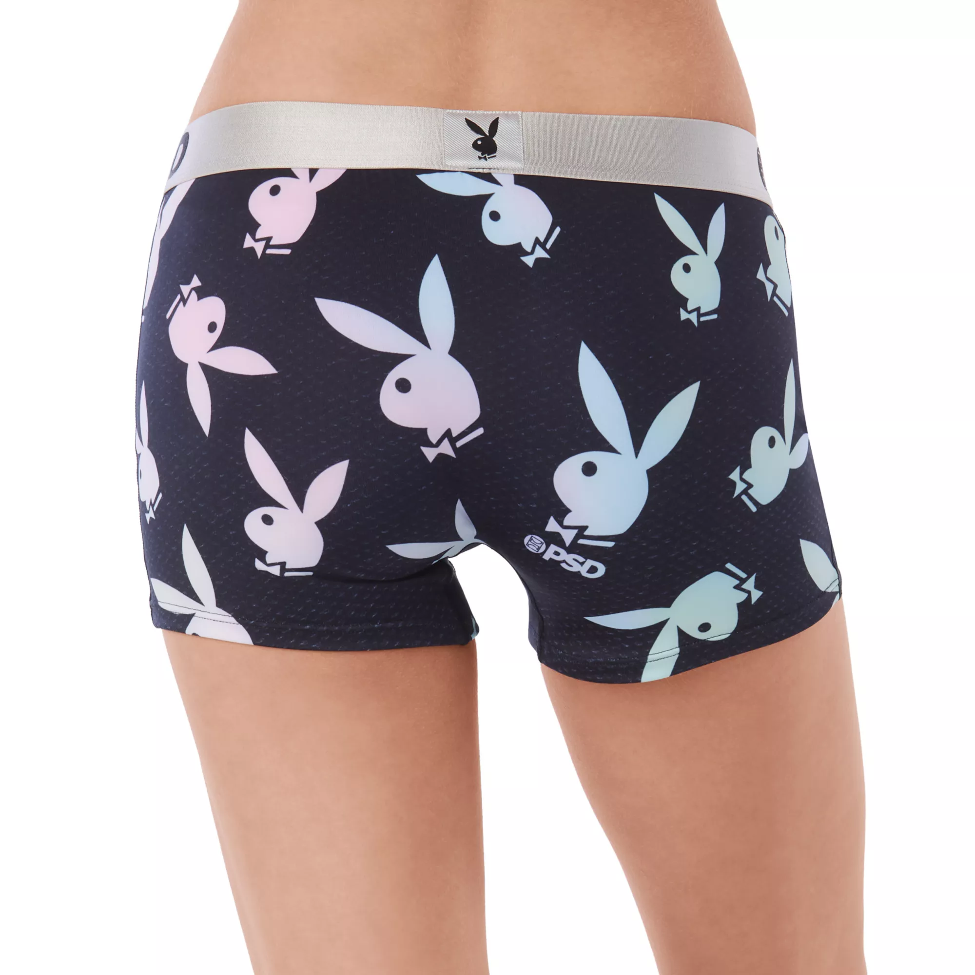 Playboy PSD Glow Bunny Boy Shorts at Spencer's