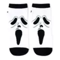Black and Yellow Ghost Face No Show Socks - 5 Pair at Spencer's