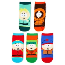 Multi-Pack South Park Character Socks 5 Pack - South Park at Spencer's