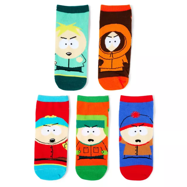 Multi-Pack South Park Character Socks 5 Pack - South Park - Spencer's