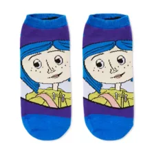 Multi-Pack Coraline Character Socks 5 Pack - Coraline at Spencer's