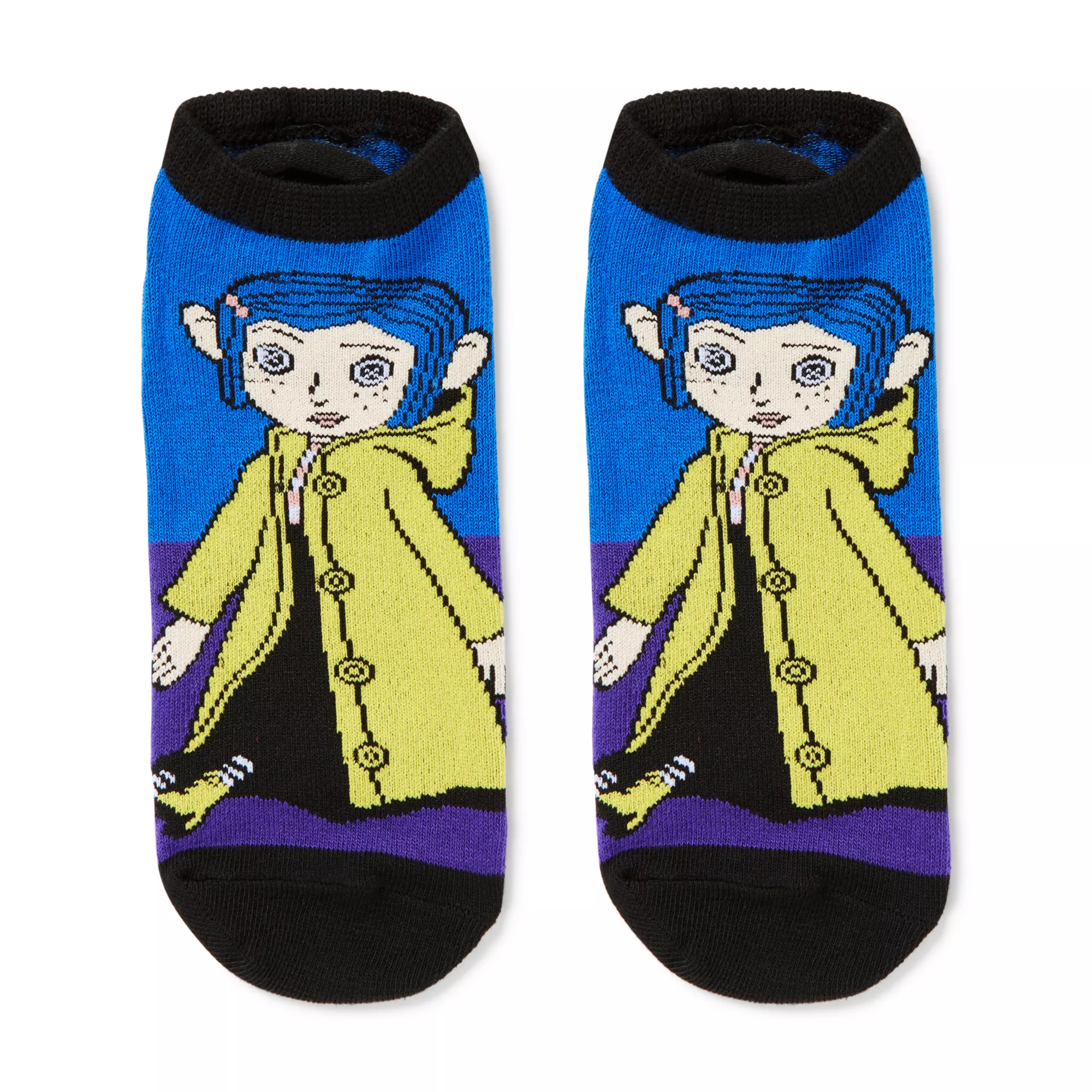 Multi-Pack Coraline Character Socks 5 Pack - Coraline at Spencer's