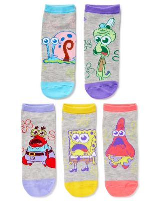 Multi-Pack SpongeBob Meme Socks 5 Pack - SpongeBob SquarePants - Spencer's