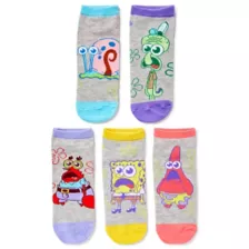 Multi-Pack SpongeBob Meme Socks 5 Pack - SpongeBob SquarePants at Spencer's
