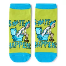 Rick and Morty No Show Socks - 5 Pack at Spencer's