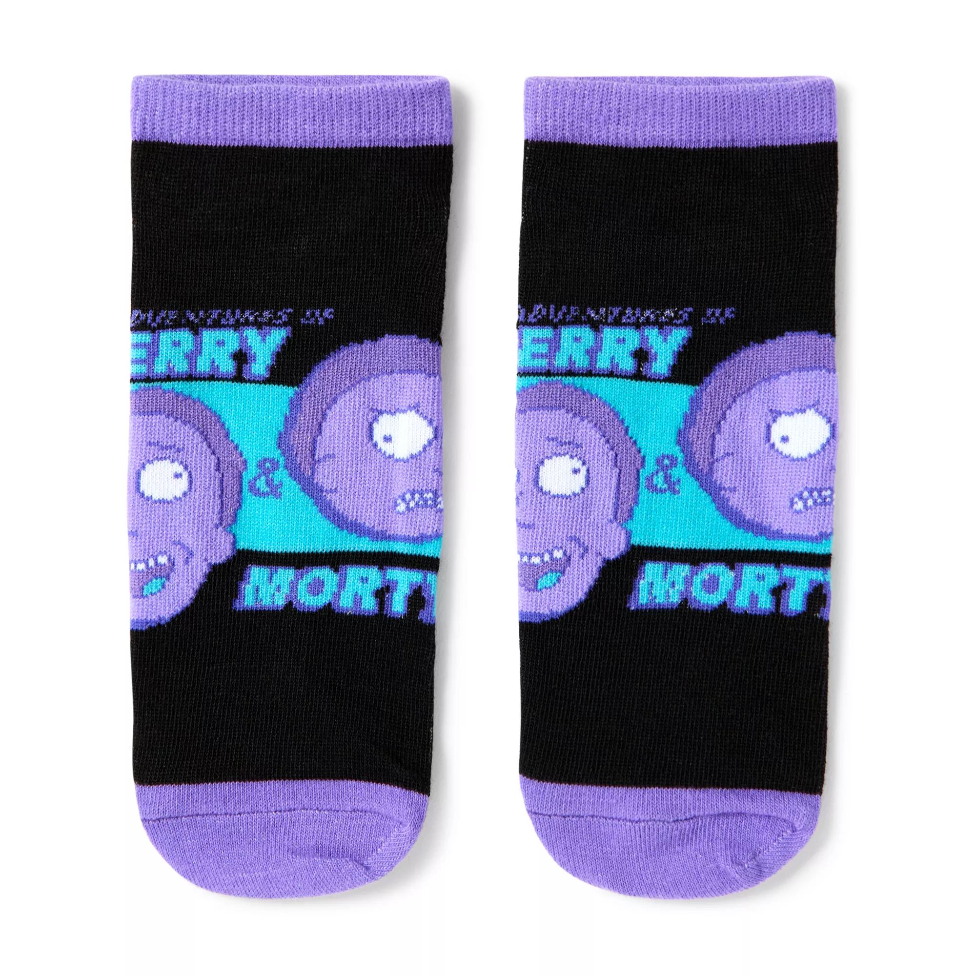 Multi-Pack Rick and Morty Ankle Socks - 5 Pair at Spencer's