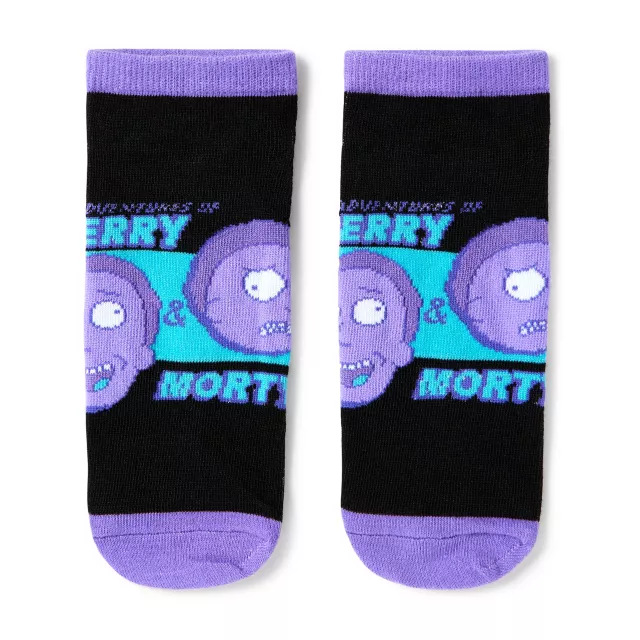 Rick and Morty No Show Socks - 5 Pack at Spencer's