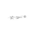 Multi-Pack Silver and CZ Cluster L-Bend Nose Hoop and Pins 3 Pack - 20 Gauge at Spencer's